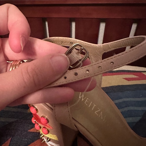 Stuart Weitzman block heel sandal - Picture 3 of 8